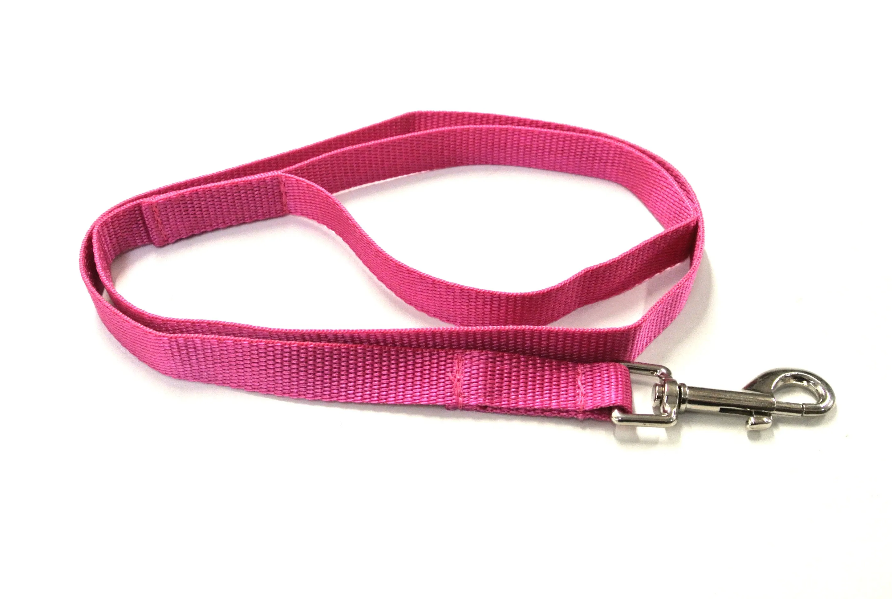 45" Long Puppy Dog Walking Lead Leash 20mm Wide Strong Durable Webbing In 19 Colours