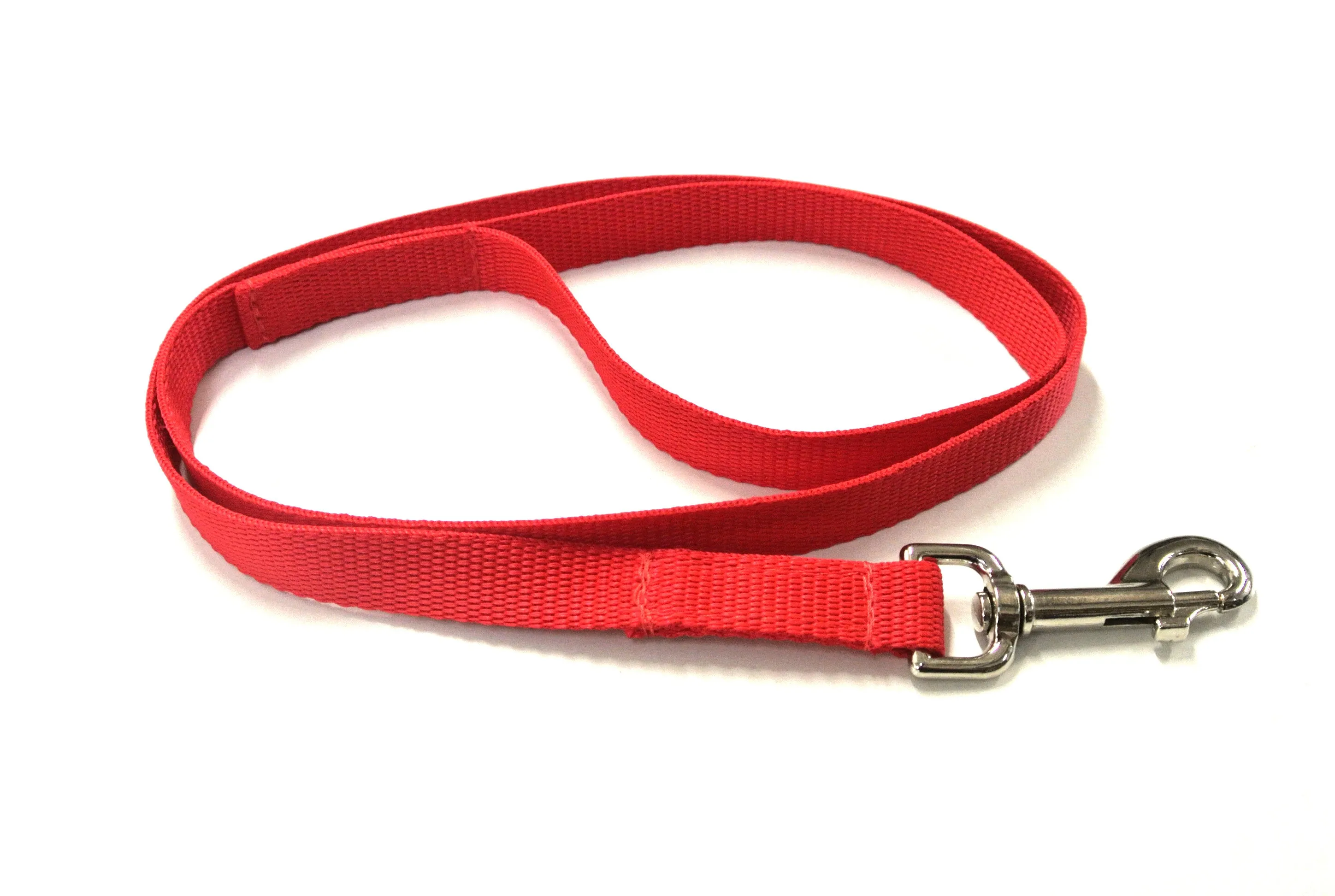 45" Long Puppy Dog Walking Lead Leash 20mm Wide Strong Durable Webbing In 19 Colours