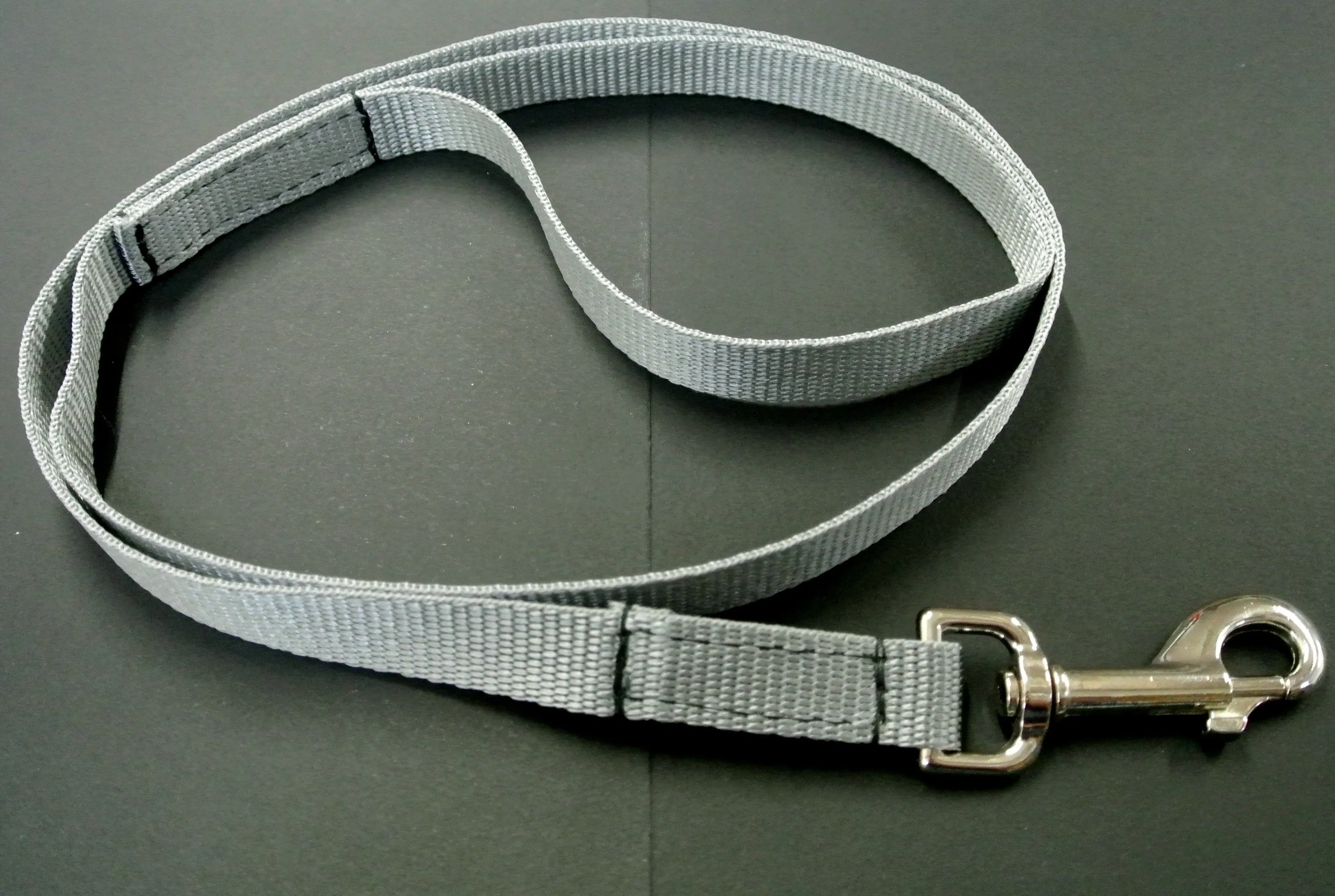 45" Long Puppy Dog Walking Lead Leash 20mm Wide Strong Durable Webbing In 19 Colours