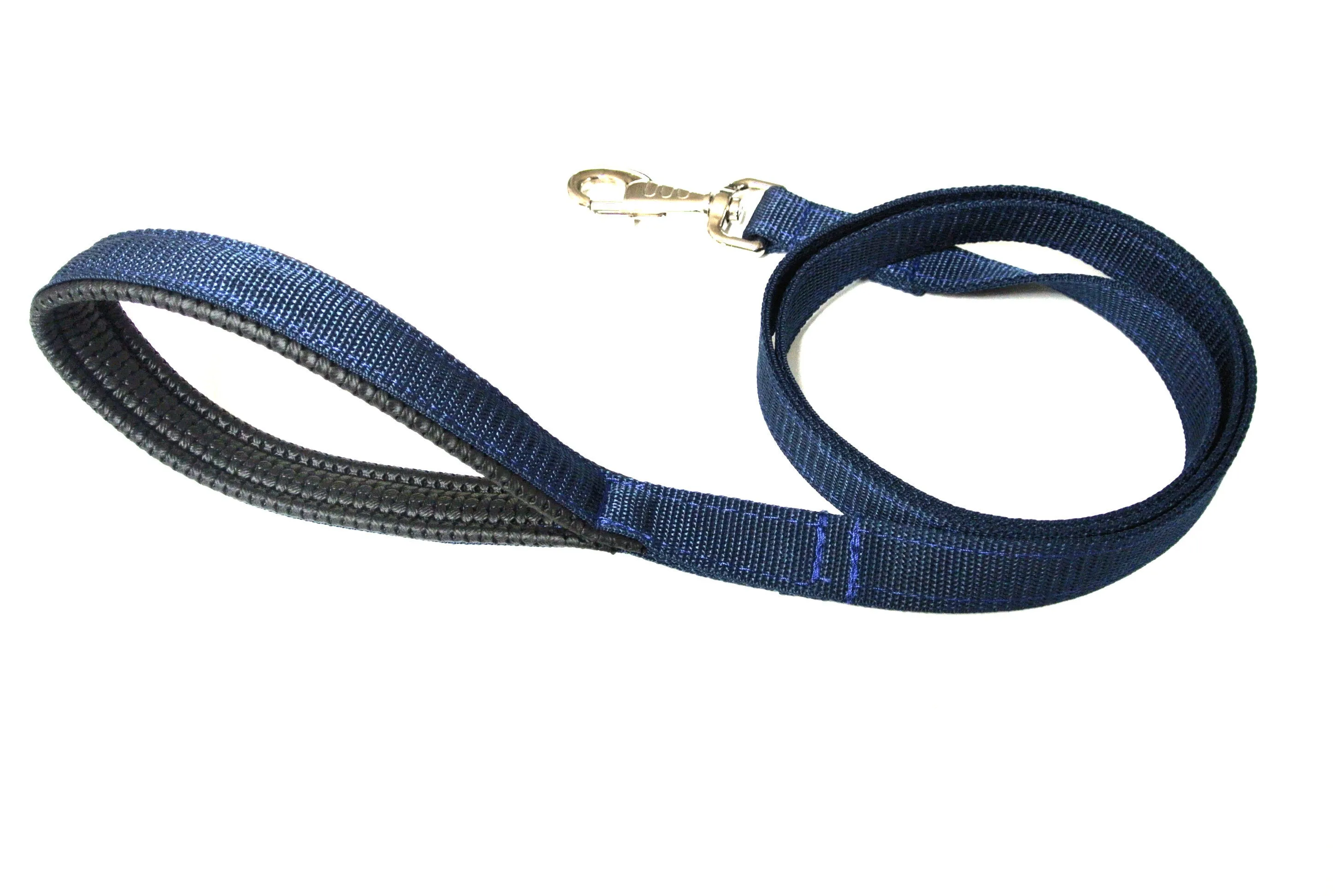 76" Short Close Control Dog Leads With Padded Handle In Various Colours 25mm Webbing