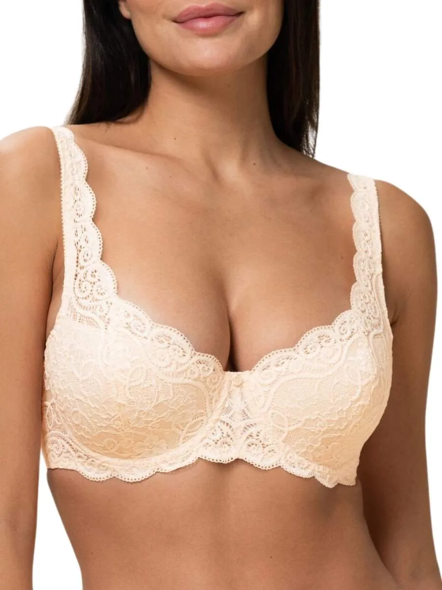 Amourette 300 WHP Half Cup Bra - Orange Highlight