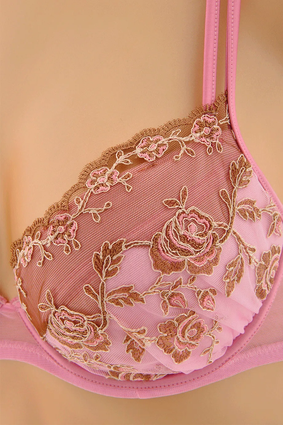 ARGENTOVIVO CONFETTO Pink Floral Bra