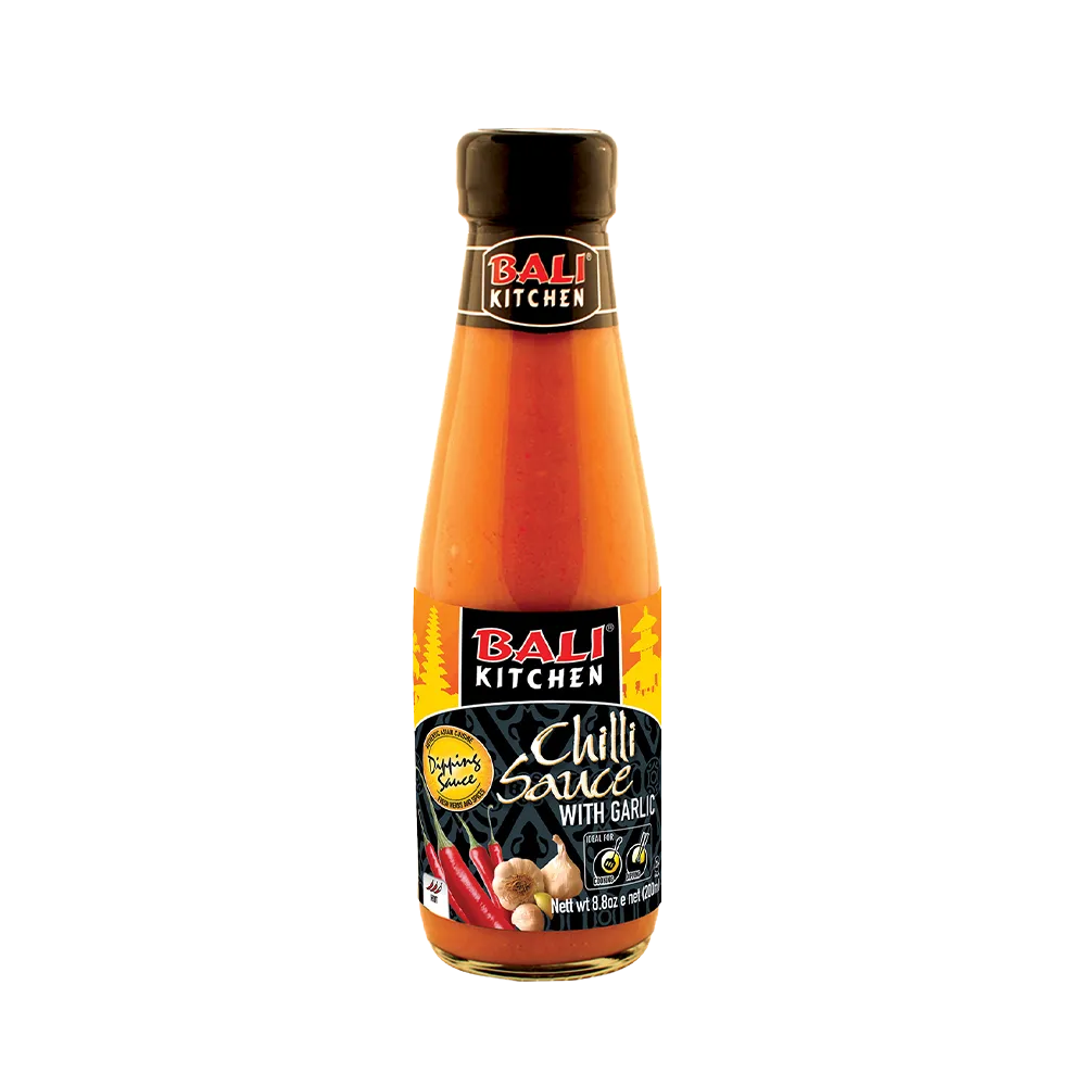 Bali Kitchen Chili Sauce With Garlic 200ml (Case 24)