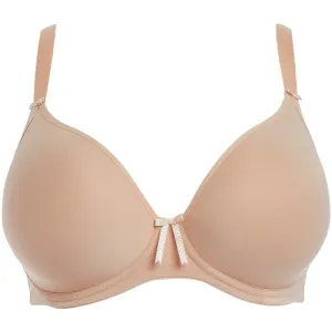 Bijou Banded Moulded Plunge Bra Sand Nude - Elomi