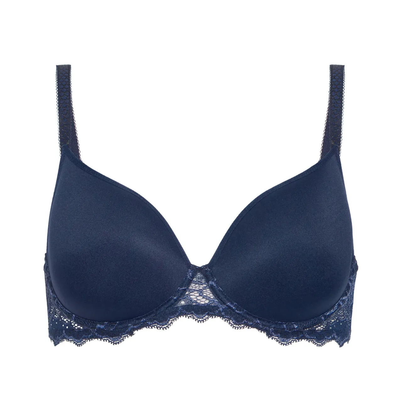 Caresse 3D Plunge Bra in Ink Blue