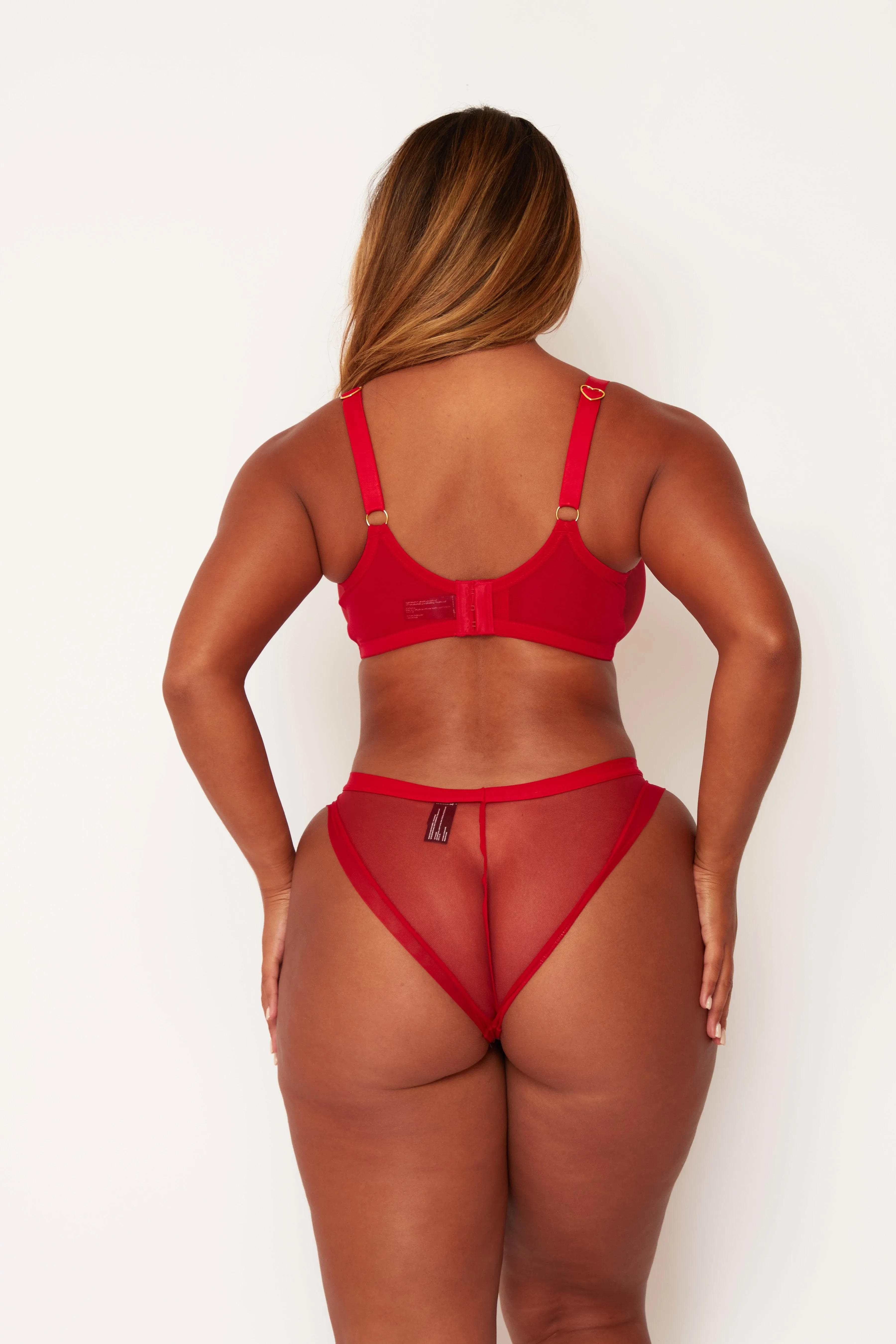 Carina Red Wired Bra