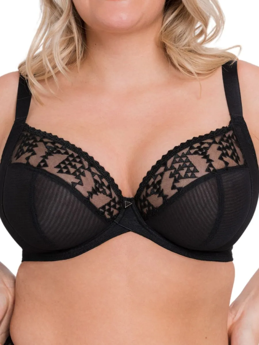 Centre Stage Full Plunge Bra - Black