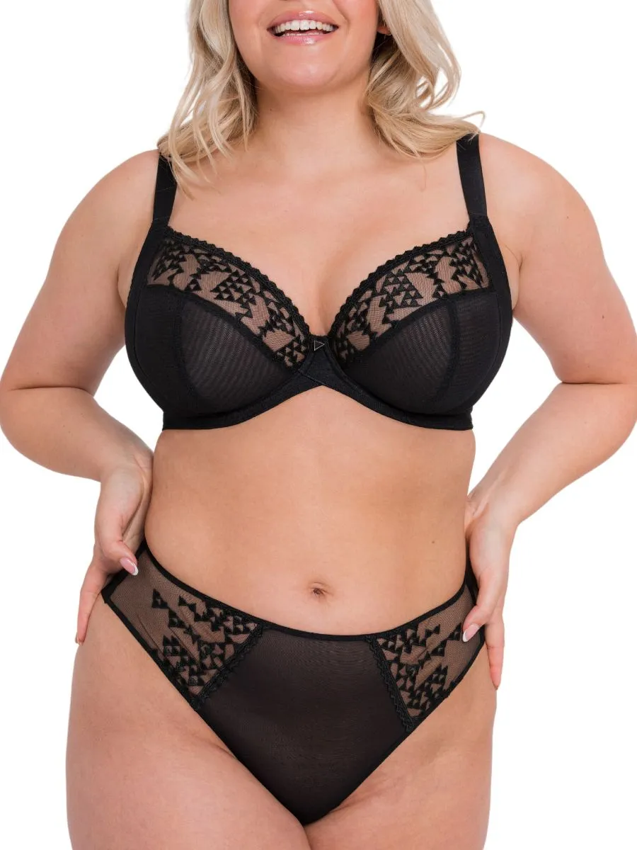 Centre Stage Full Plunge Bra - Black