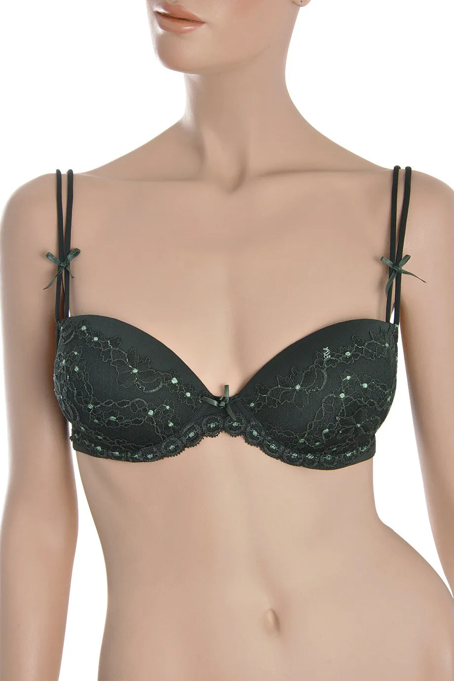 COTTON CLUB GREEN Lace Bra