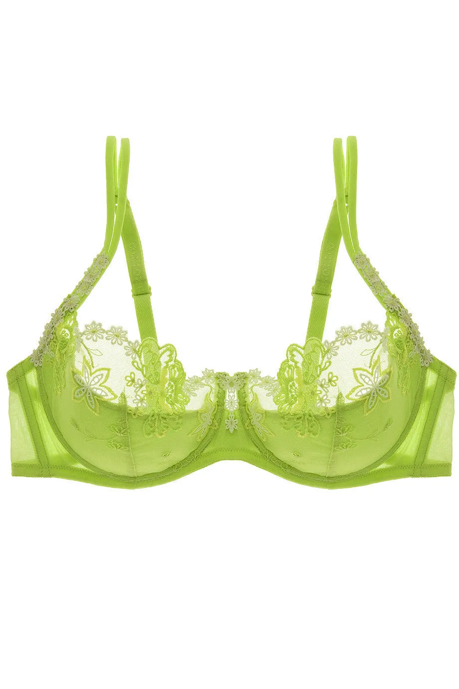 COTTON CLUB SPRING Green Balconette Bra