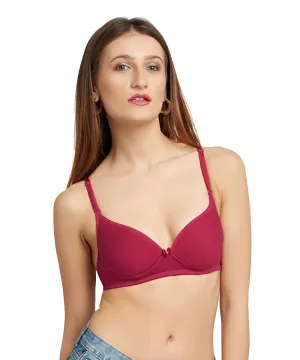 Daisy Dee Women's Pre-Shaped Strapless Lightly Padded Bra Pink