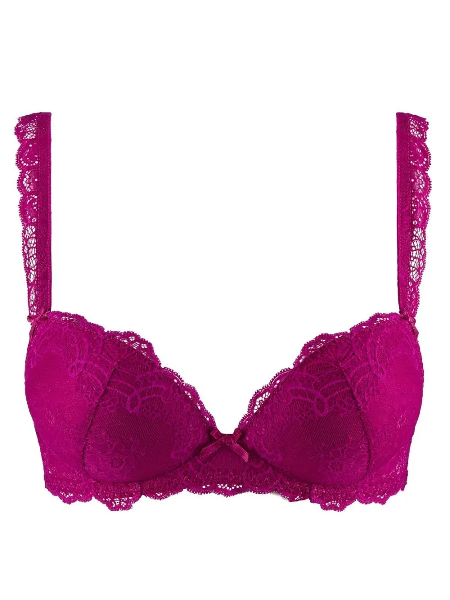 Danse Des Sens Moulded Push Up Bra - Pink Pulsion