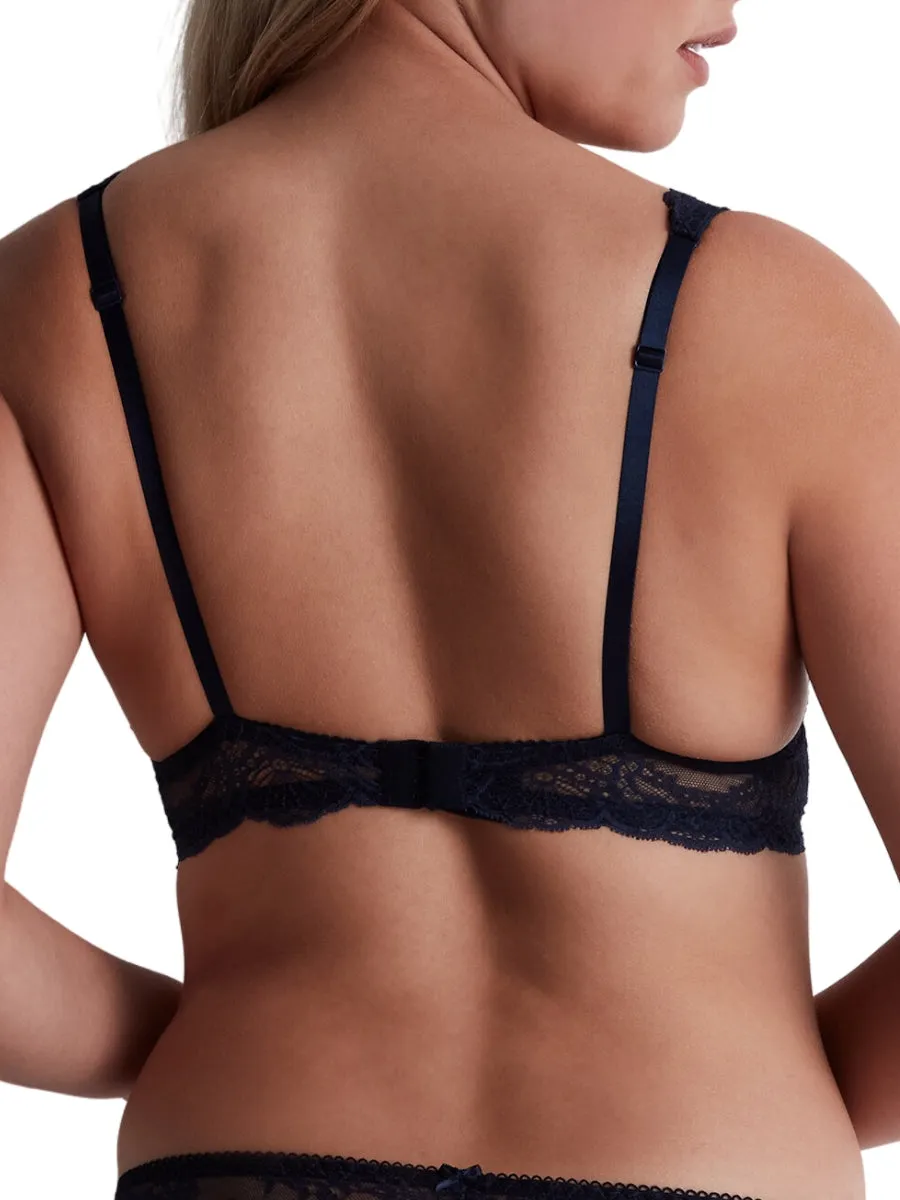 Danse Des Sens Triangle Plunge Bra - Evening Blue