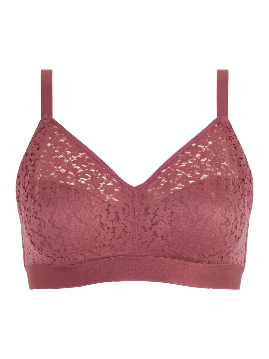 Easy Feel Norah Wirefree Support Bra - Sepia