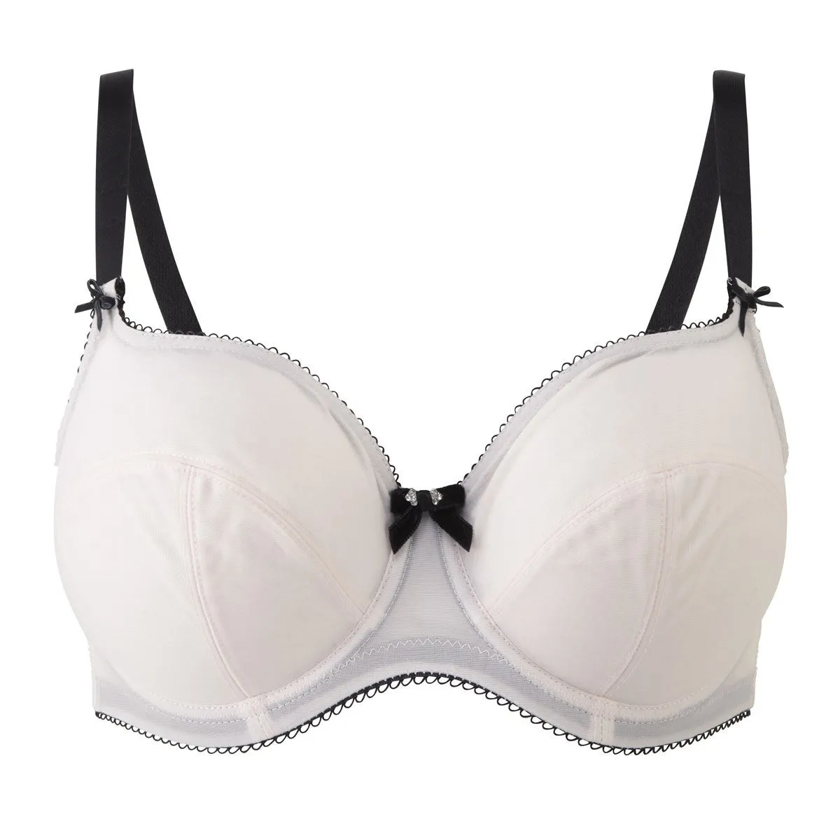 Eclipse Blush Balconette Bra - Panache Black