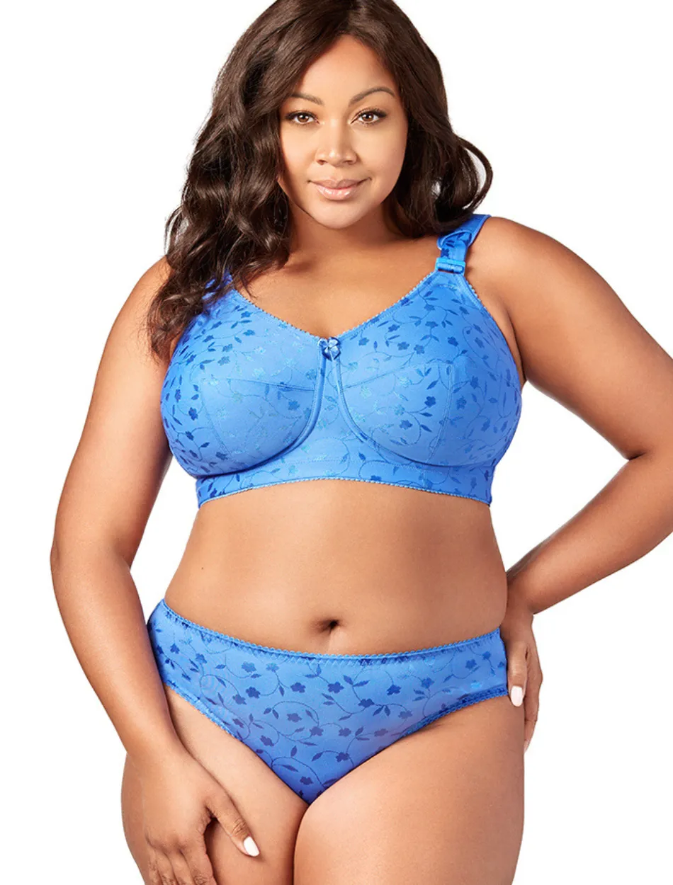 Elila Jacquard Soft Cup Bra, Cobalt Blue | Cobalt Blue Soft Cup Bras | Cobalt Blue Full Coverage Bras