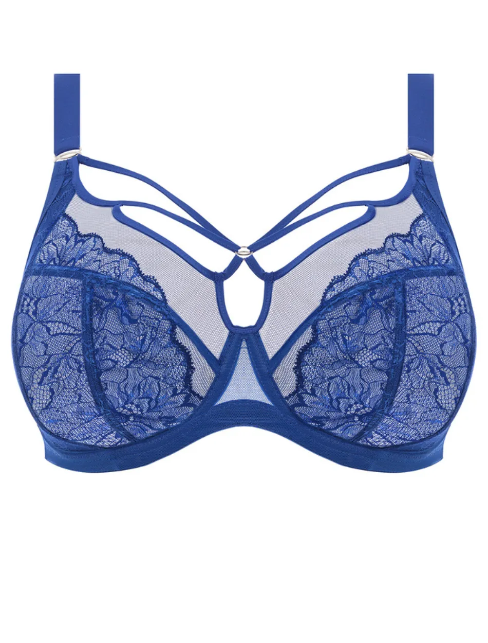 Elomi Brianna Underwire Plunge Bra, Lapis Blue