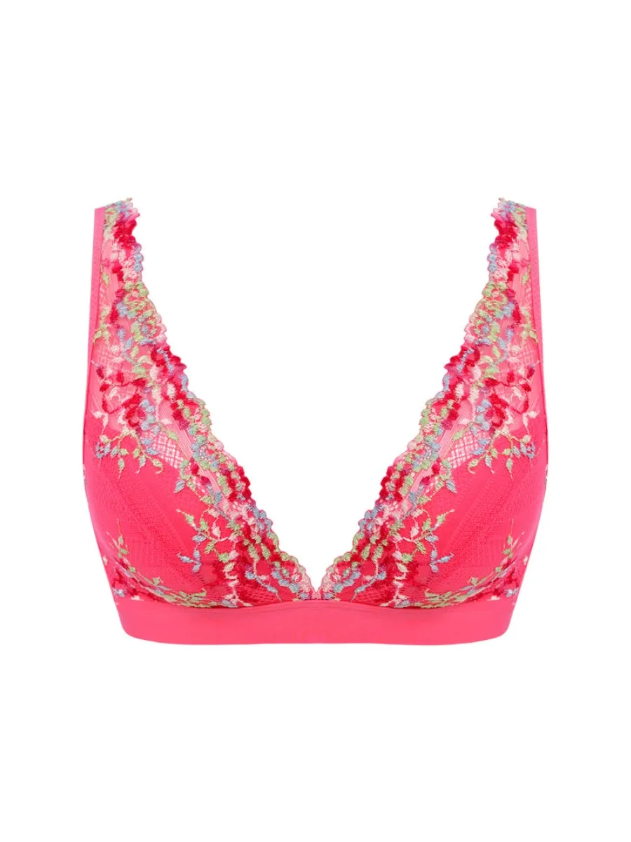 Embrace Lace Soft Cup Bra - Hot Pink/Multi