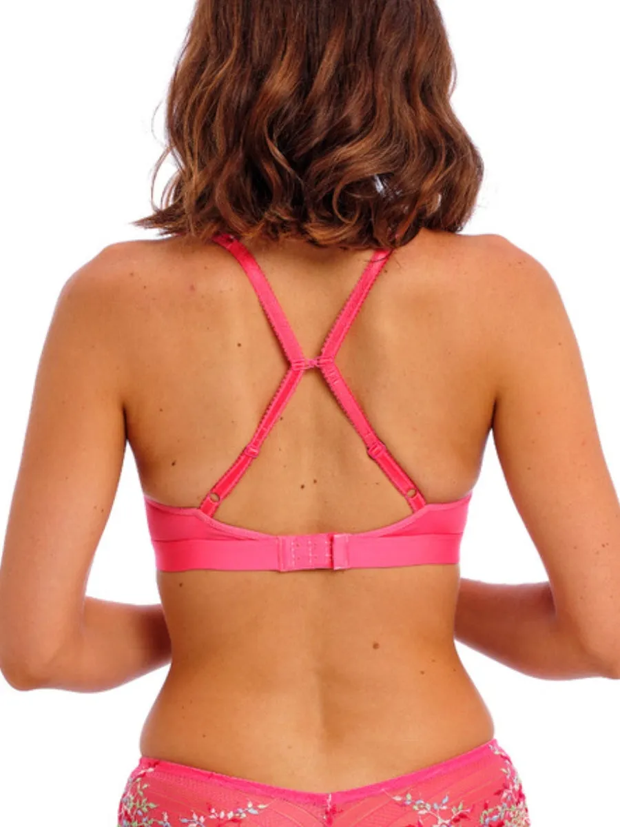 Embrace Lace Soft Cup Bra - Hot Pink/Multi