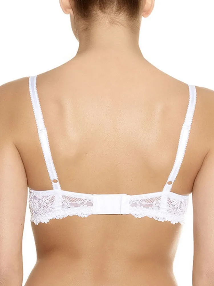 Embrace Lace Underwire Bra - Delicious White