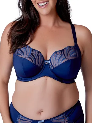 Embrace Side Support Bra - Deep Blue