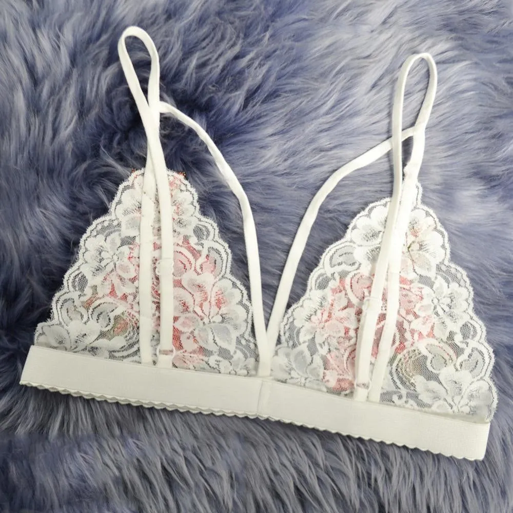 Embroidered Harness Bralette