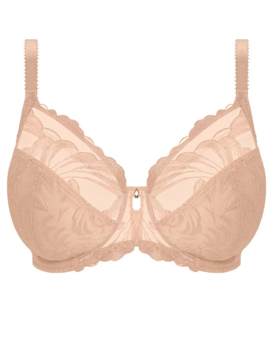 Fantasie Anoushka Underwire Side Support Plunge Bra, Natural Beige | Beige Fantasie Bra