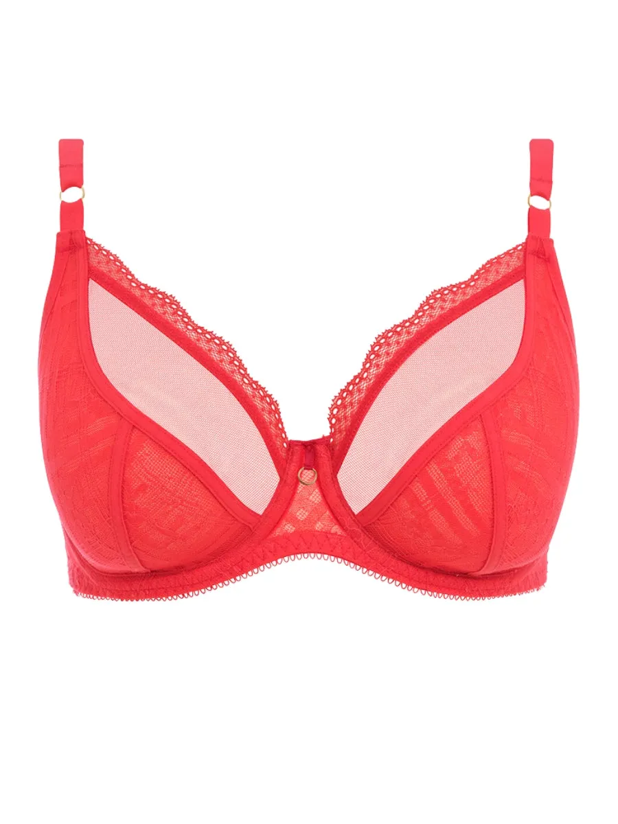 Fatale Plunge Bra - Chilli Red