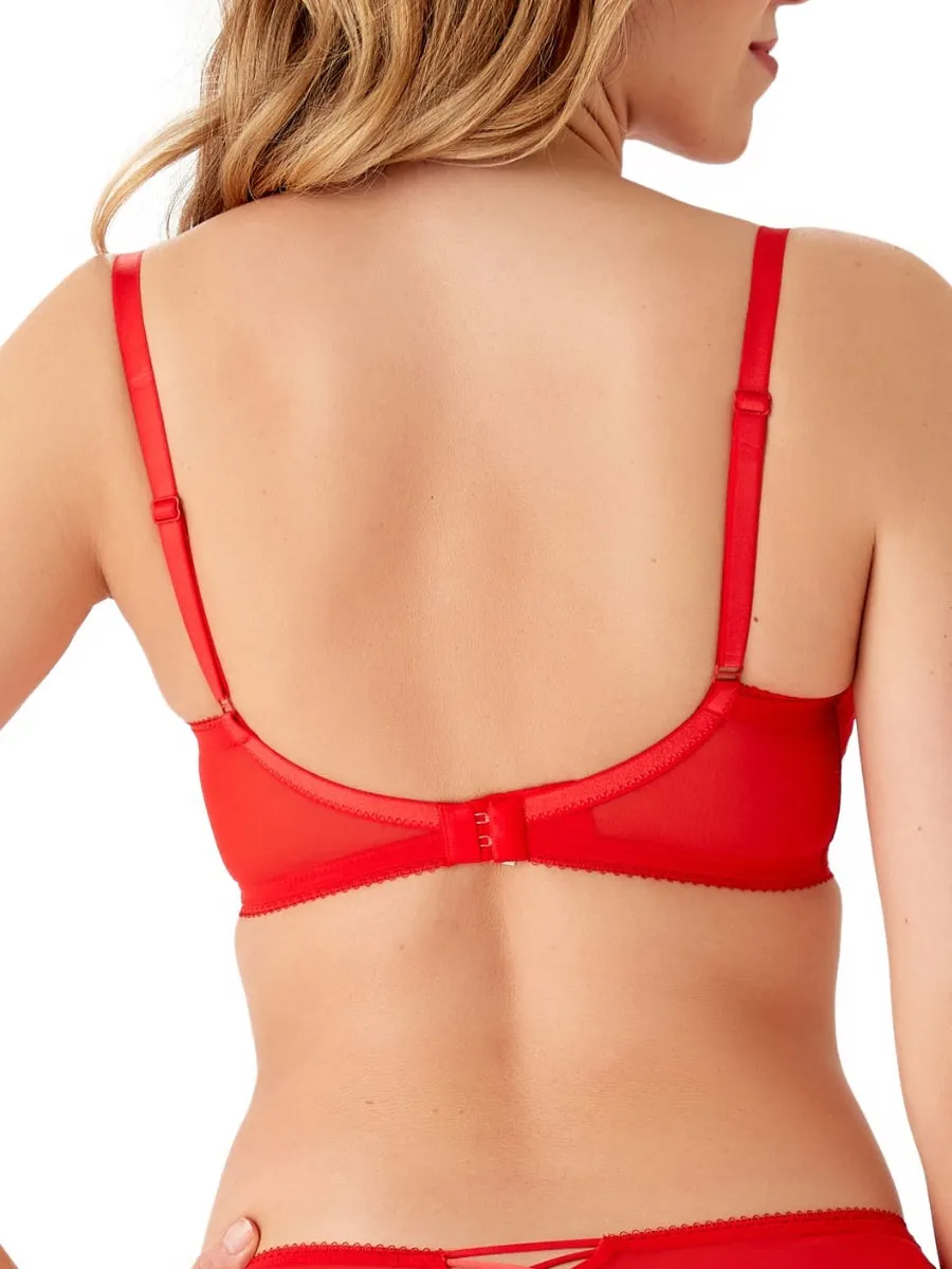 Fiesta Balcony Bra - Fiesta Red