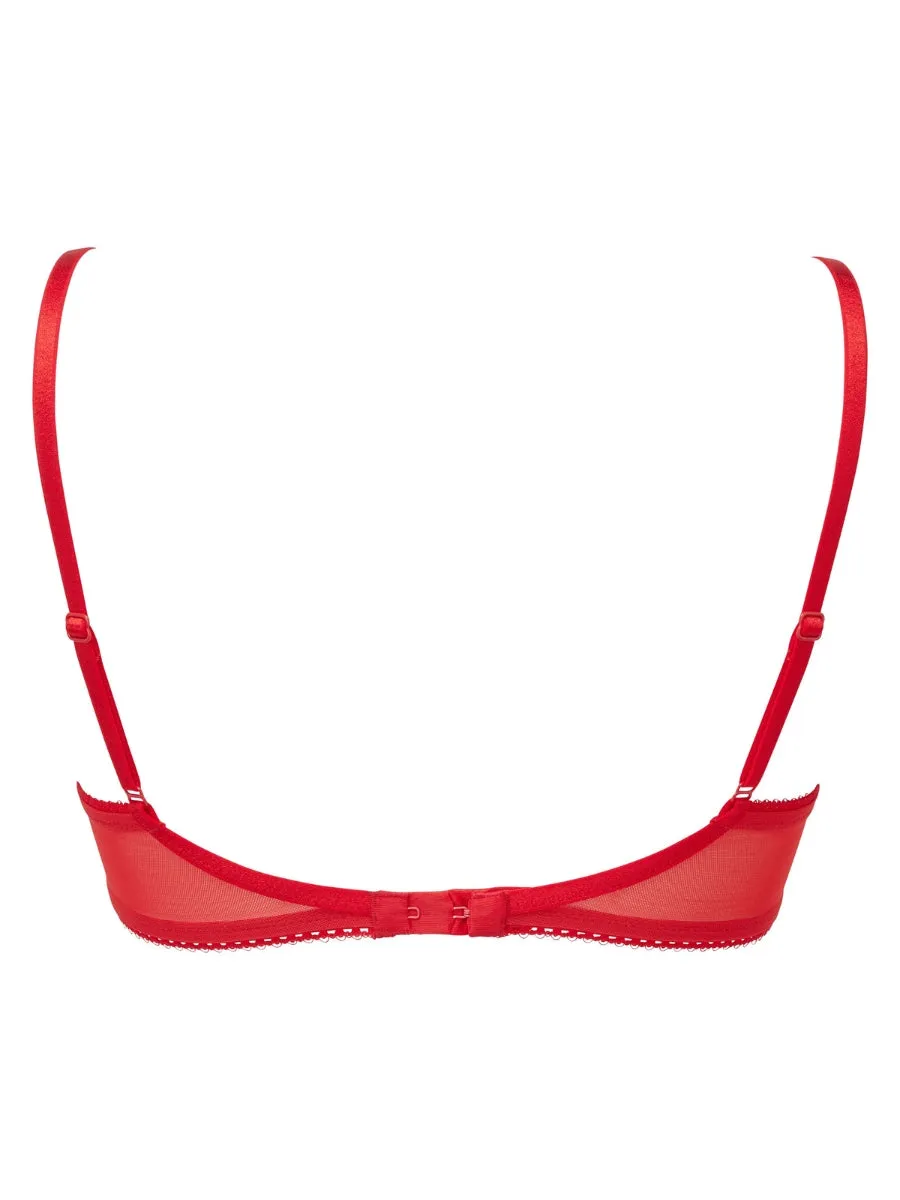 Fiesta Balcony Bra - Fiesta Red