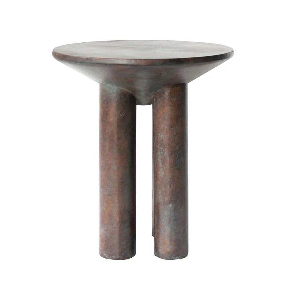 Fletcher Occasional Table in Antique Copper