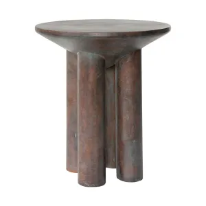 Fletcher Occasional Table in Antique Copper