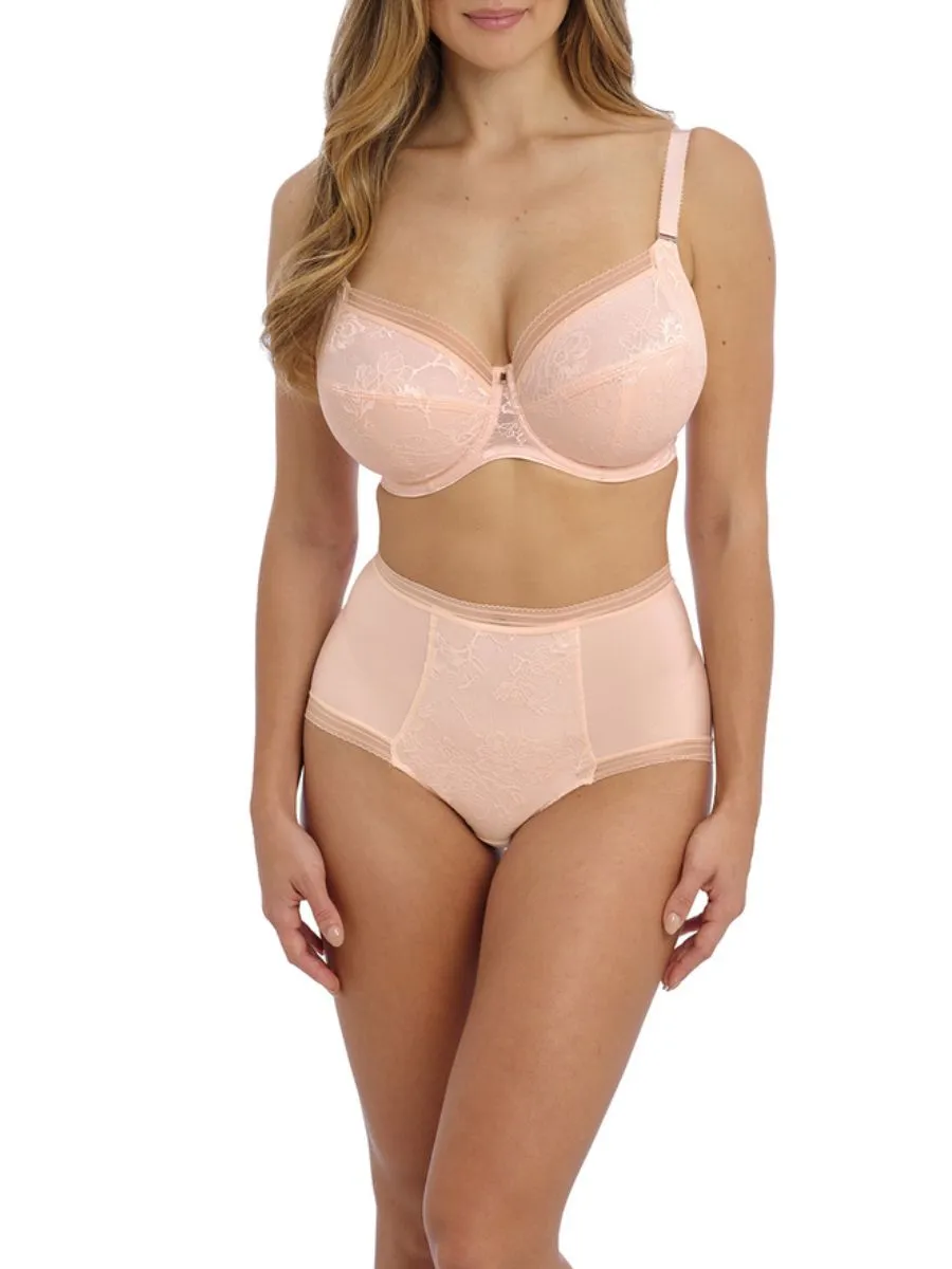 Fusion Lace Side Support Bra - Blush