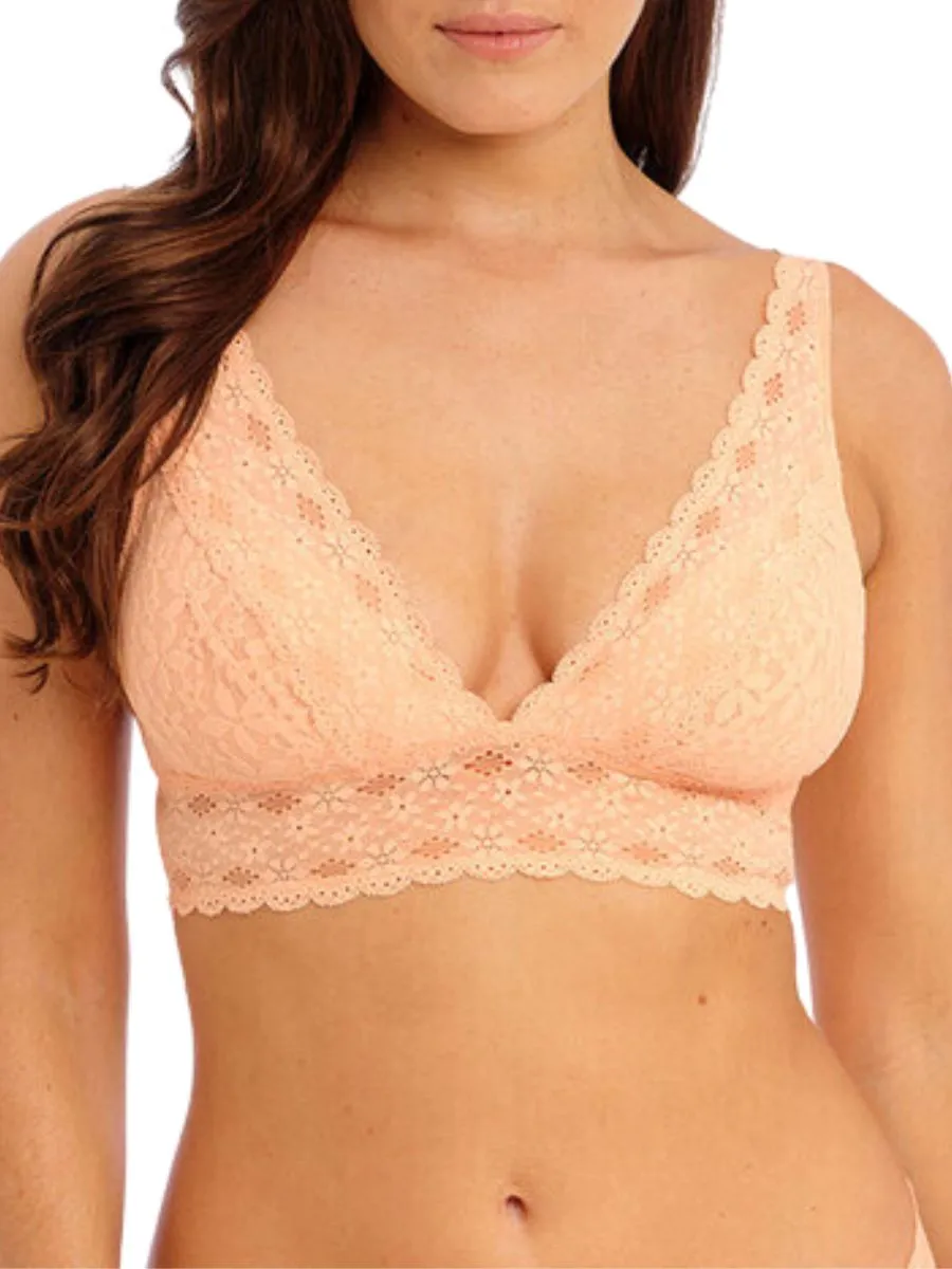 Halo Lace Soft Cup Bra - Almost Apricot