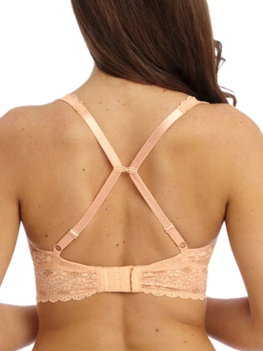 Halo Lace Soft Cup Bra - Almost Apricot