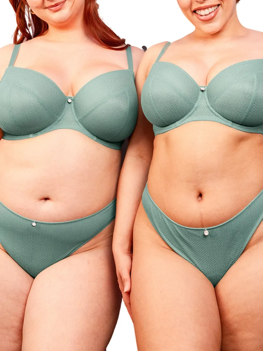 Happy Balcony Bra - Sage Green