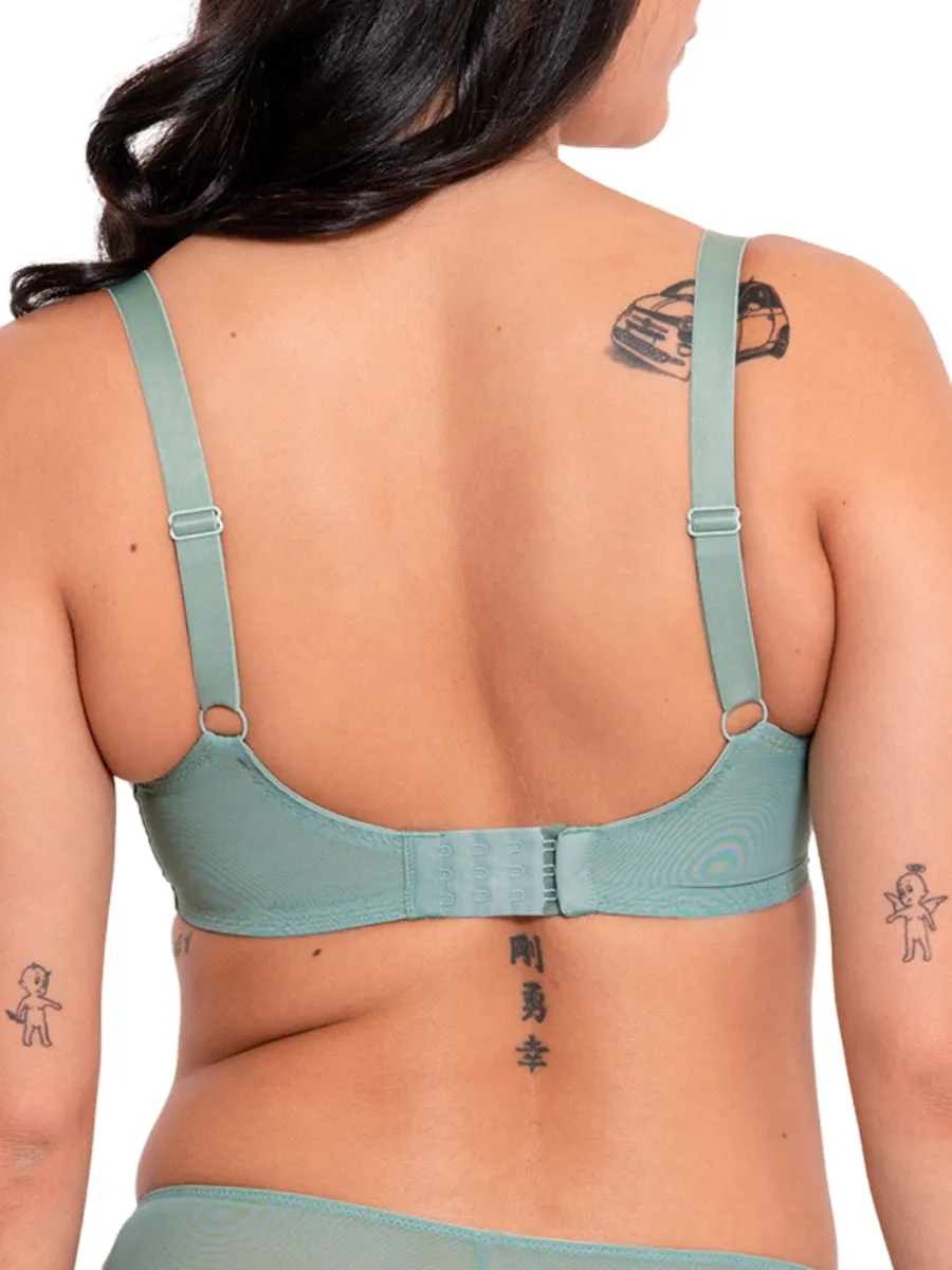 Happy Balcony Bra - Sage Green