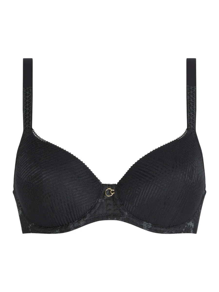 Intrigue Memory Foam T-Shirt Bra - Black