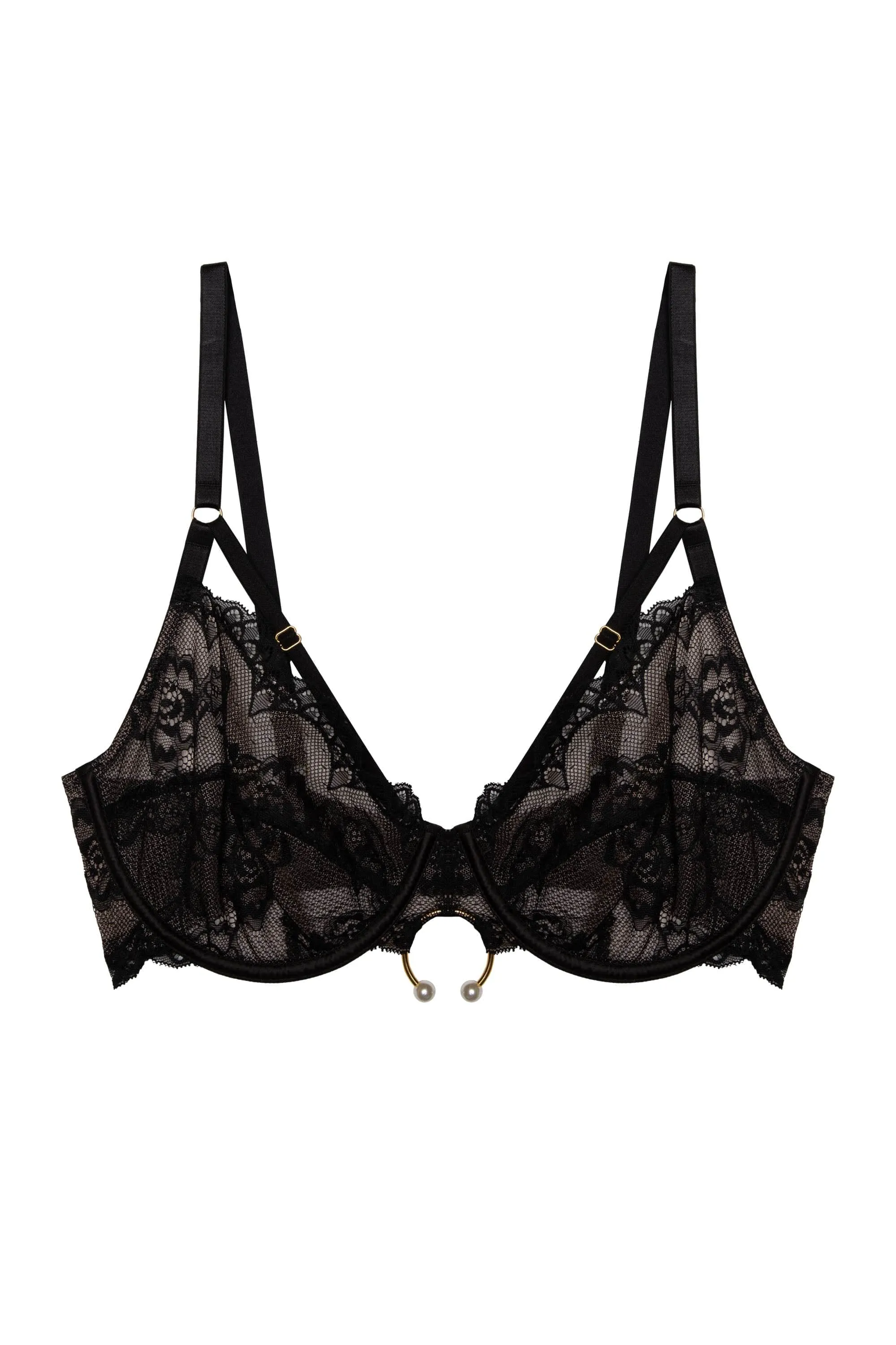 Jack Black Lace Plunge Bra