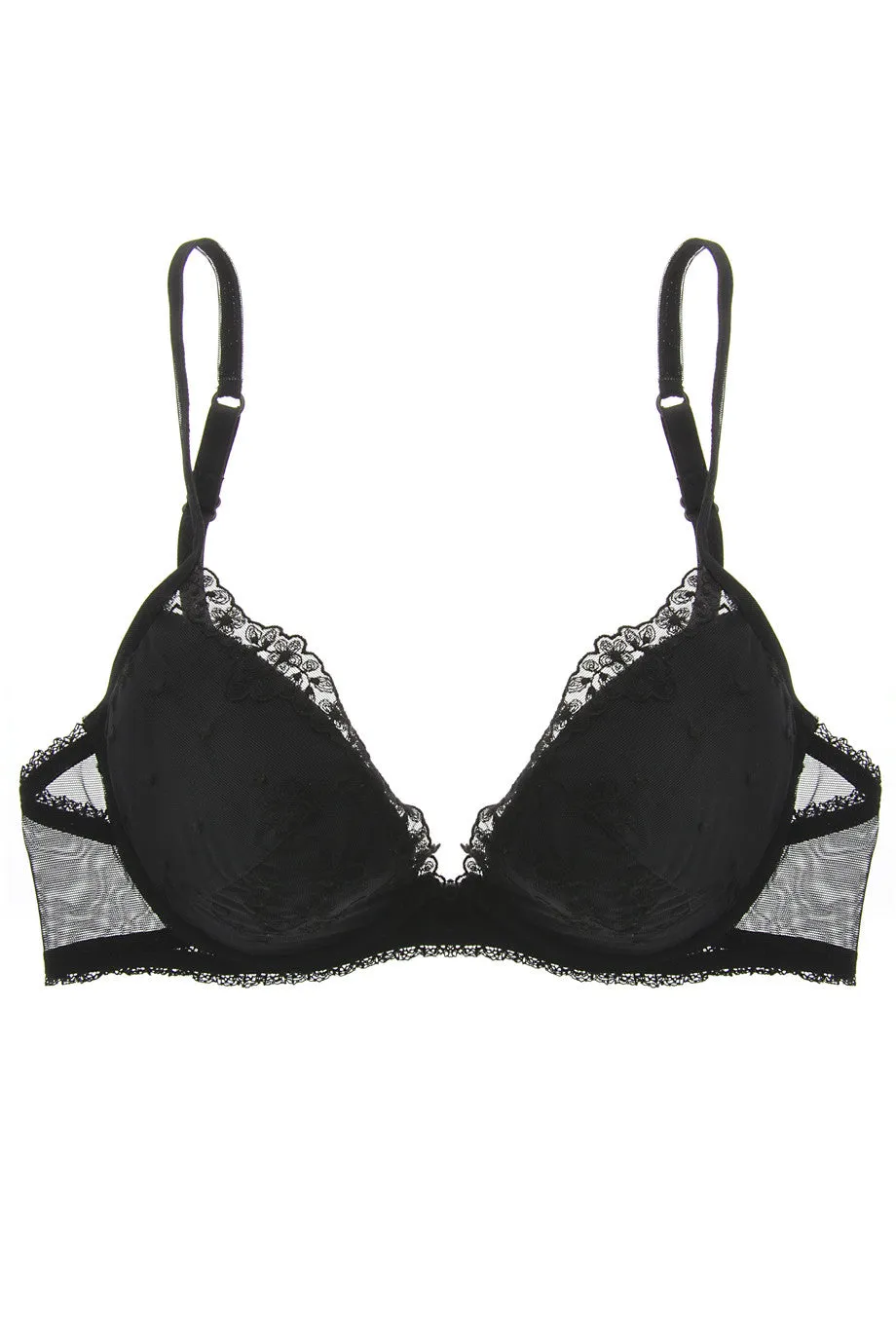 JOLIE Black Tulle Bra