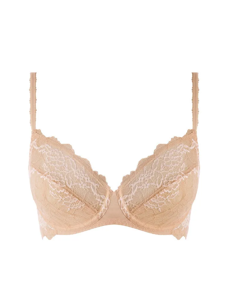 Lace Perfection Average Wire Bra - Cafe Creme