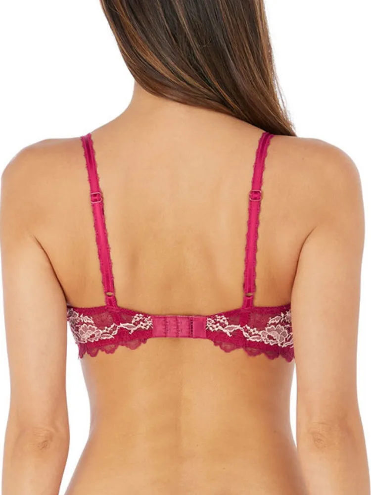 Lace Perfection Average Wire Bra - Cerise