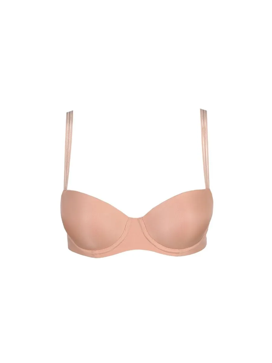 Louie Padded Balcony Bra - Powder Rose