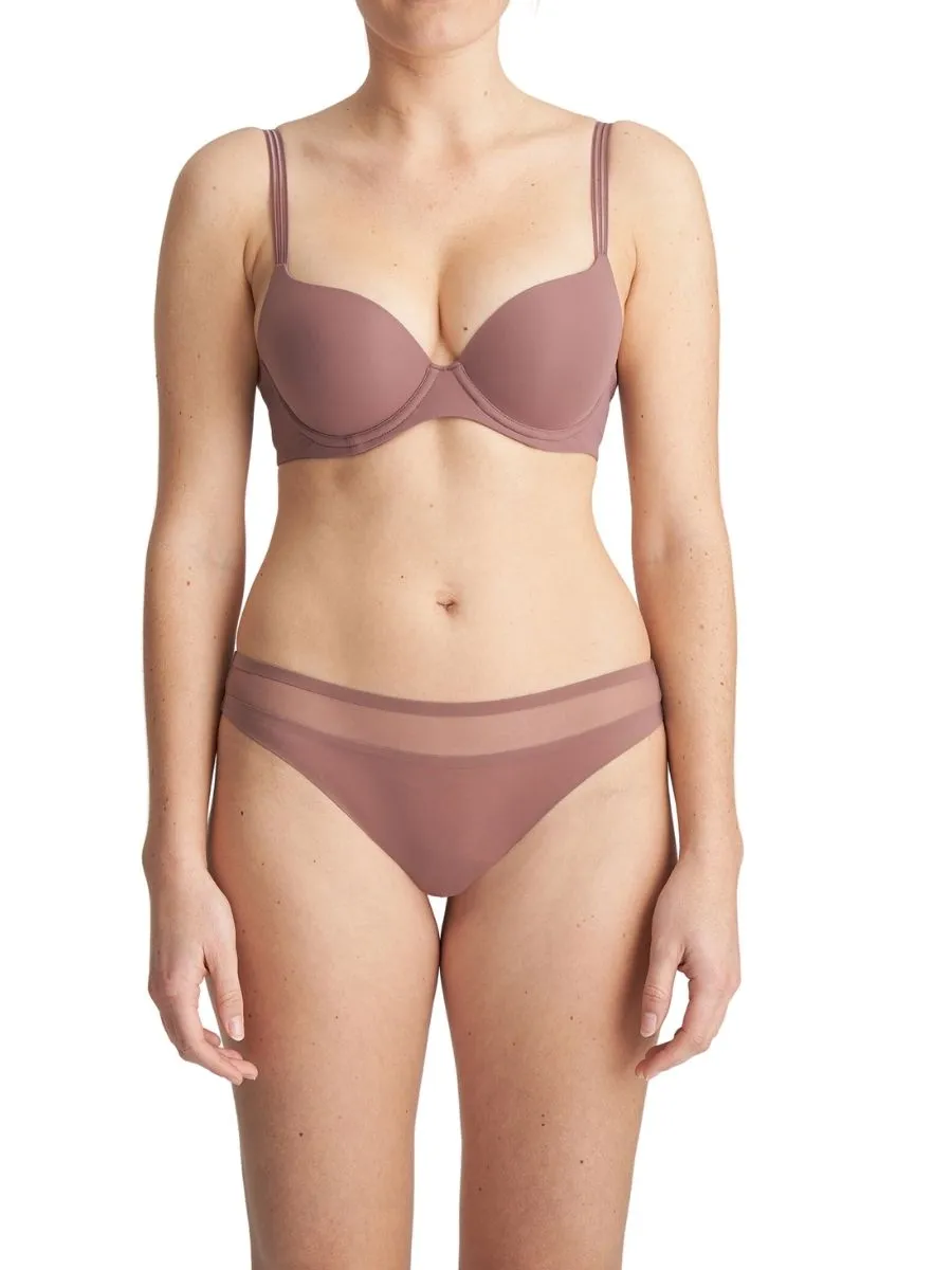 Louie Push-Up Bra - Satin Taupe