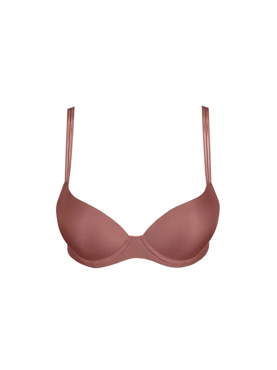 Louie Push-Up Bra - Satin Taupe