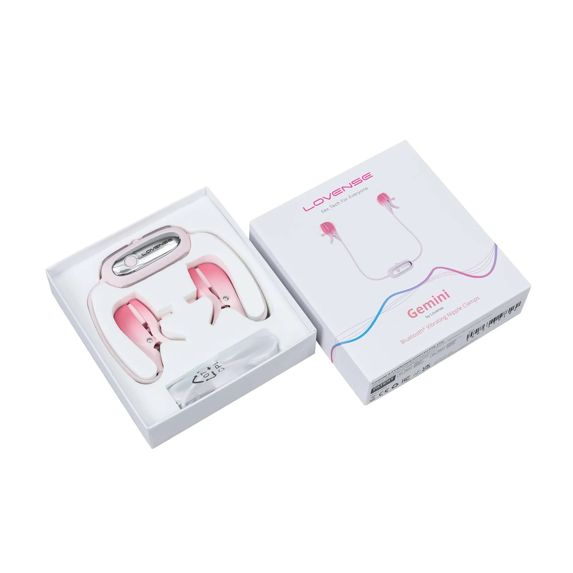 Lovense BFCM Bundle: Gemini App-Controlled Vibrating Nipple Clamps