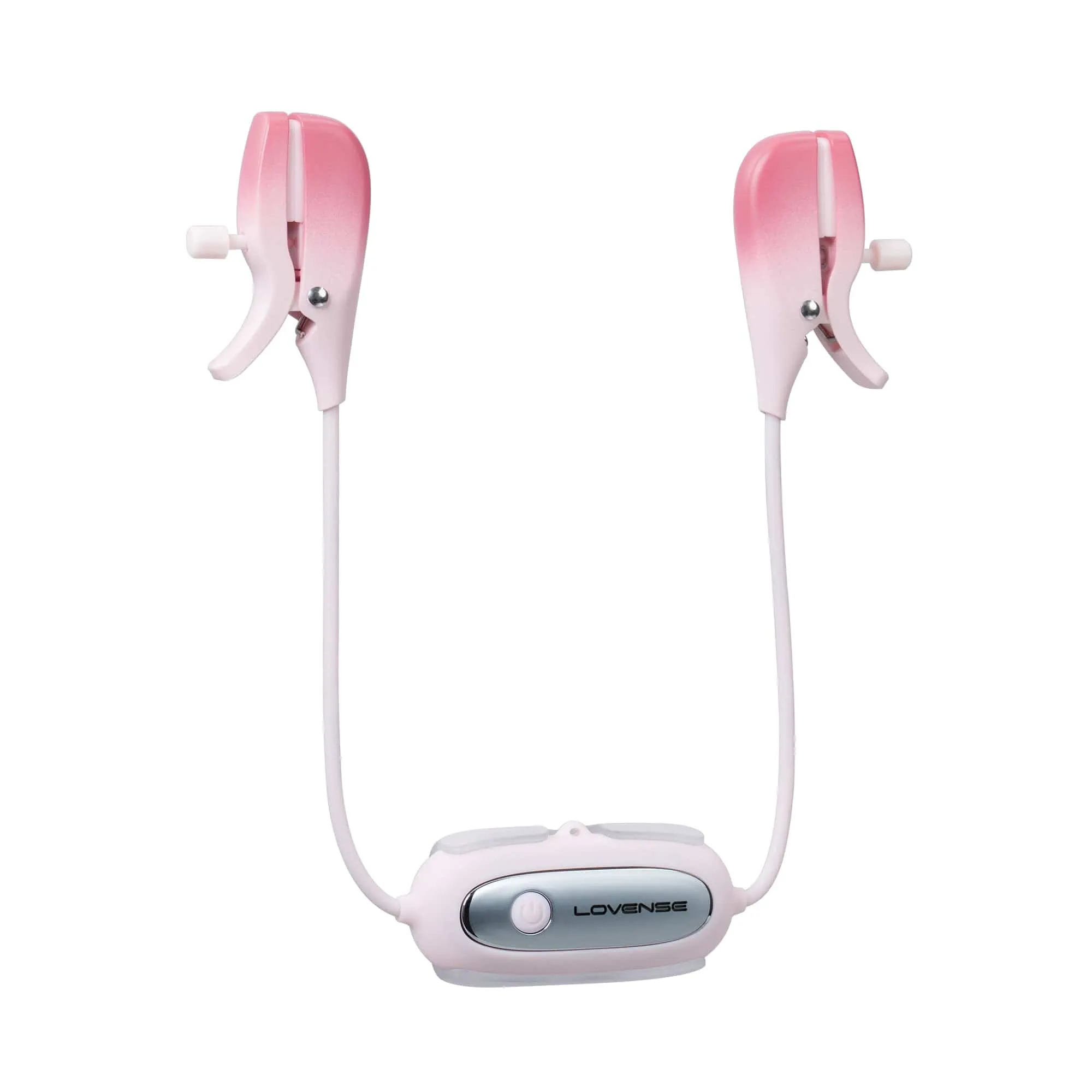 Lovense - Gemini App-Controlled Vibrating Nipple Clamps (Pink)