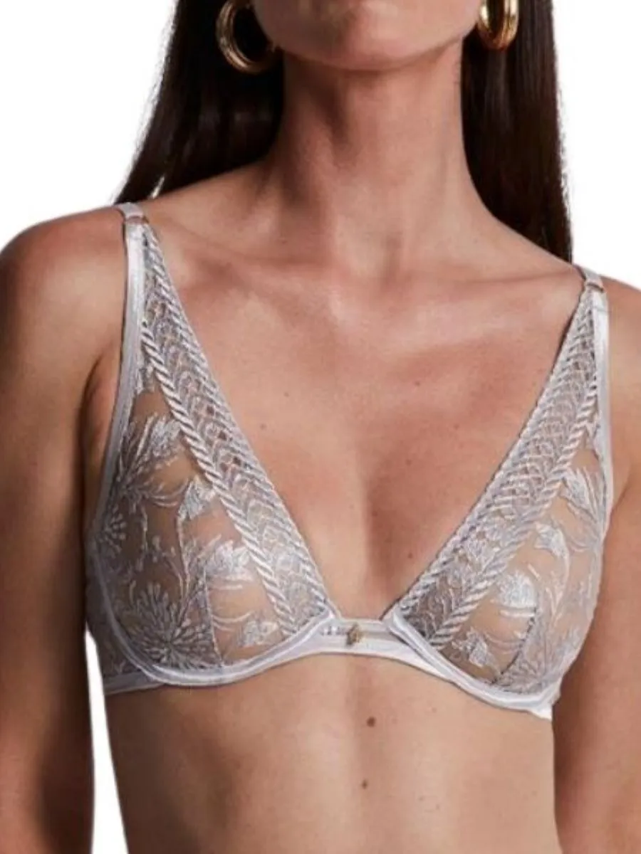 Magnetic Spell Triangle Bra - Platinum