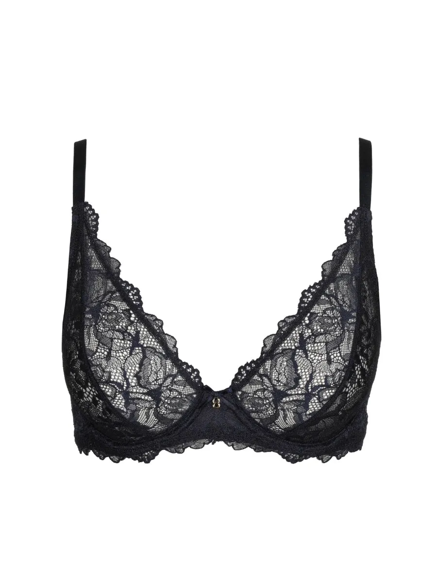 Manyla Plunge Bra - Velvet Blue