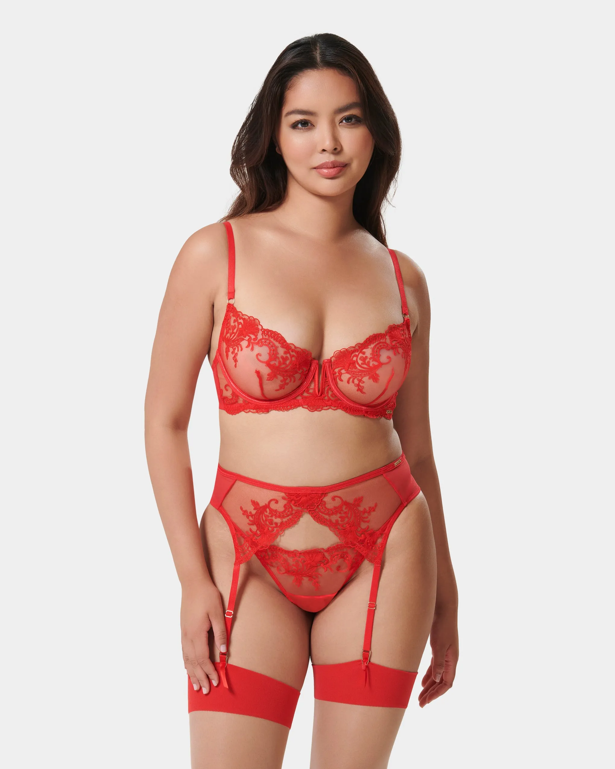 Marseille Suspender Red